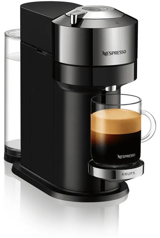 Kapsulový kávovar Krups Nespresso Vertuo Next Chrome XN910C10(použité)