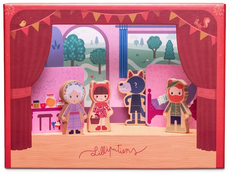 Lilliputiens - magnetické divadlo - Červená Čiapočka