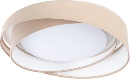 LED stmievateľné stropné svietidlo SM. GALAXY M. LED/24W/230V, priemer 55 cm, béžová/biela + diaľkové ovládanie