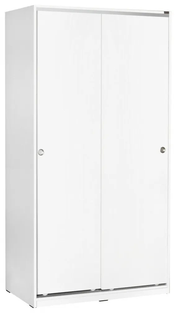 Šatníková skriňa Swed 94 cm biela