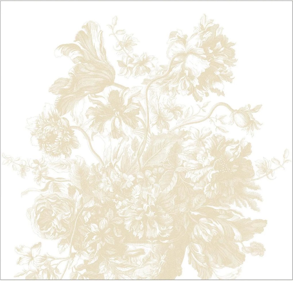 Vliesová tapeta Frans Uyterlinde - Engraved Flowers