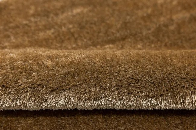 Kúpeľňový koberček Malmo hnedý, kruh