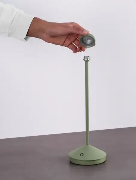 Vonkajšia stolová lampa Lumo zelená