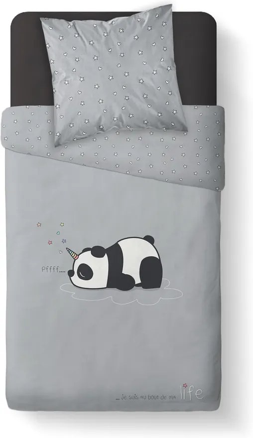 TODAY KIDS povlečení 100% bavlna Panda 140x200/63x63 cm