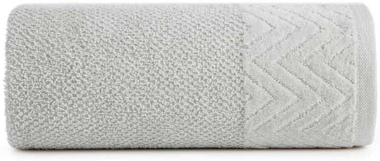 Dekorstudio Uterák LOREN so zamatovým okrajom - strieborný Rozmer uteráku: 70x140cm