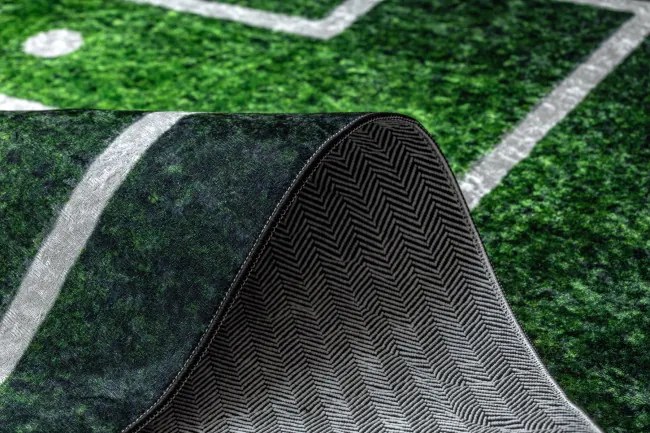 Detský koberec protišmykový BAMBINO 58690 futbalové ihrisko, zelený