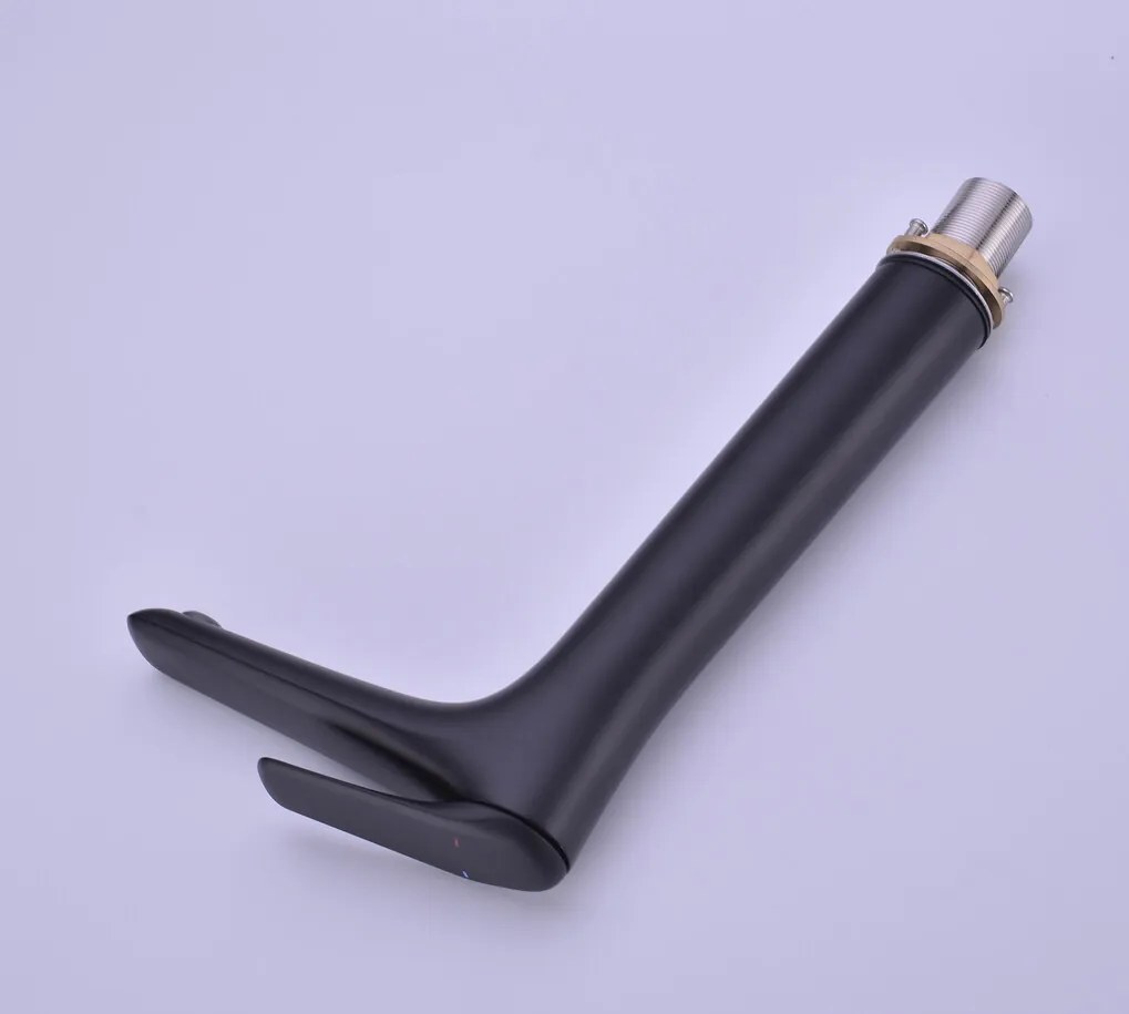 Vysoká umývadlová batéria Niagara 86002B čierna mat