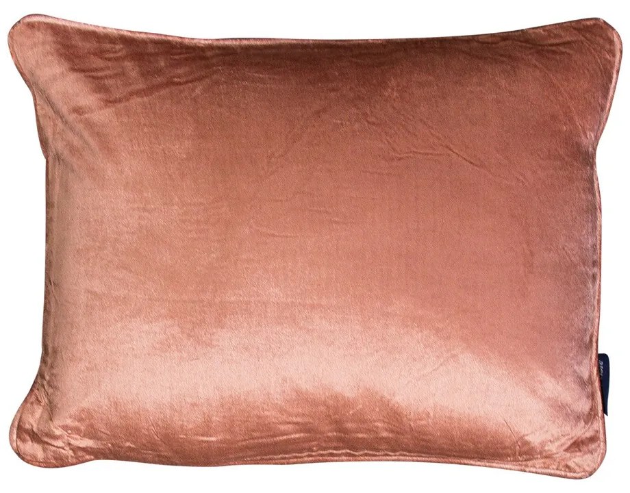 Ružový zamatový vankúš Rosa - 35 * 45 * 10cm