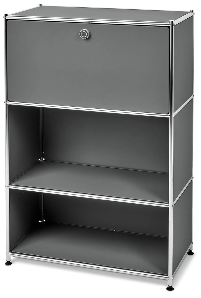 Kovová skrinka »CN3«, sivá