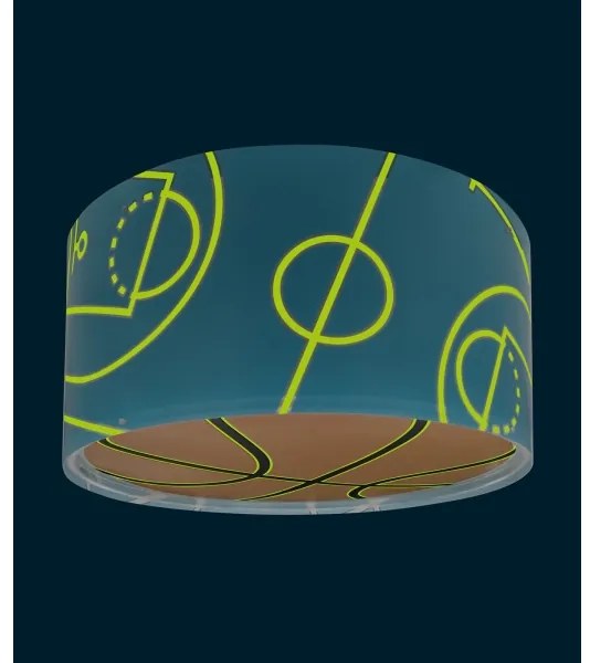 Dalber 41746 - Detské stropné svietidlo BASKET 2xE27/15W/230V