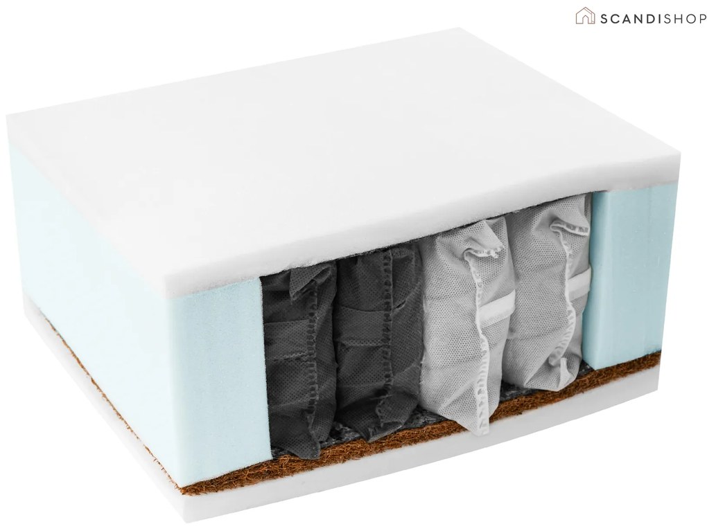 Kokosový matrac COCO MAXI 20 cm 120 x 200 cm Ochrana matraca: VRÁTANE chrániča matraca