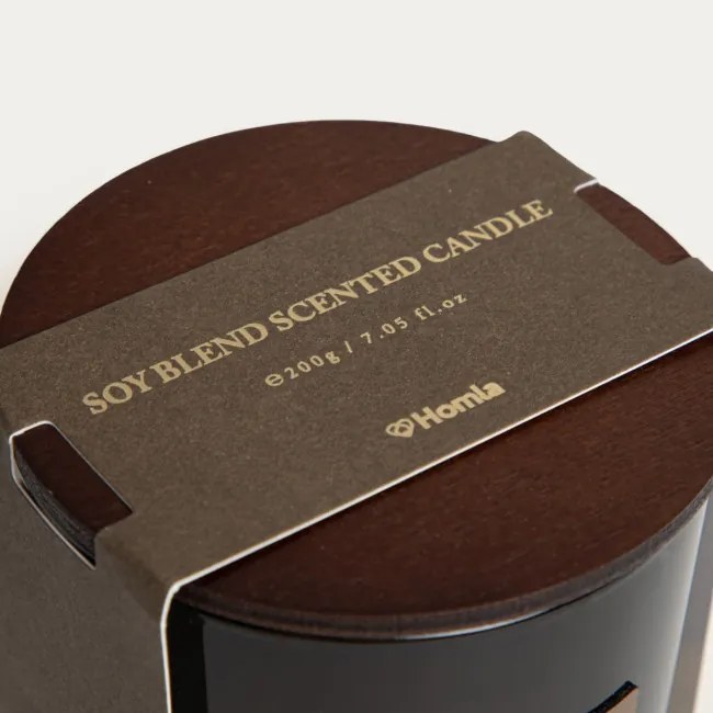 Sviečka URBAN LEATHER Amber Musk 781322