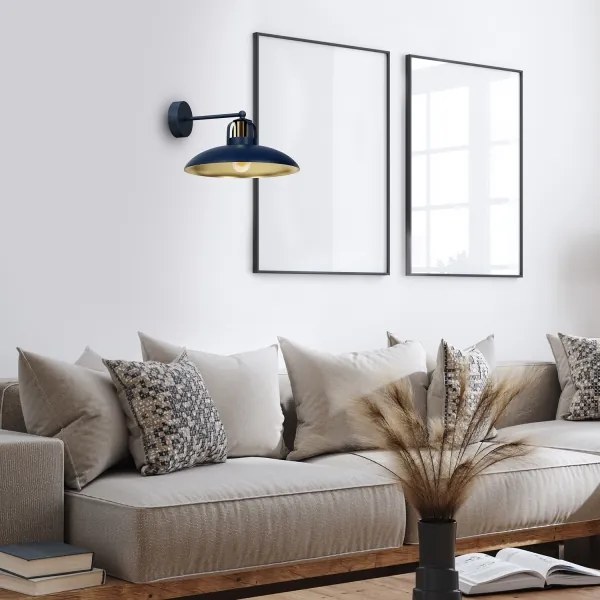 Brilagi - LED Nástenné svietidlo FLAMENGO 1xE27/60W/230V modrá