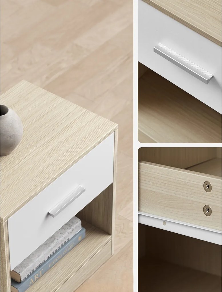 Set nočných stolíkov E1081, dub, 2 ks