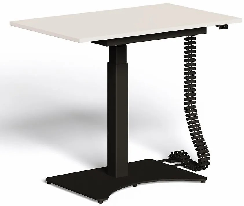 Písací stolík s elektrickým regulovaním výšky EMODEL 2.0 mini biely