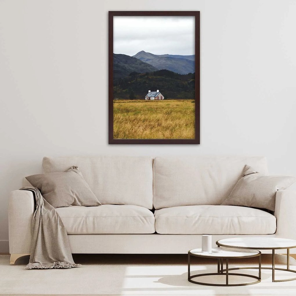 Gario Plagát Chata v horách Farba rámu: Bez rámu, Rozmery: 20 x 30 cm