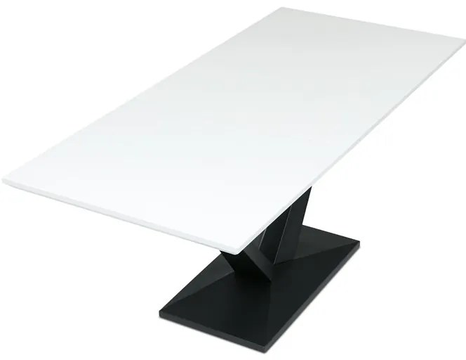 Autronic BONTEC Jedálenský stôl rozkladací 140-180x85 cm, mdf HT-W1630 WT Farba: Biela