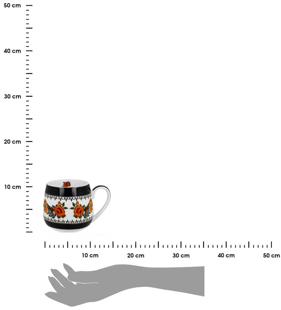 Porcelánový hrnček Etno 430 ml