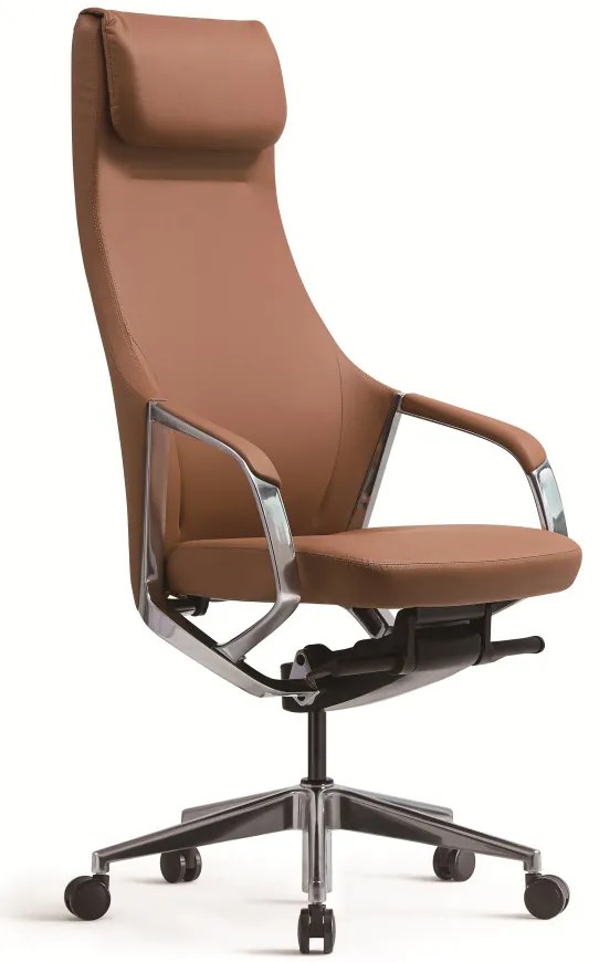 BESTUHL Luxusné kancelárske kreslo HONOR NEW hnedá koža