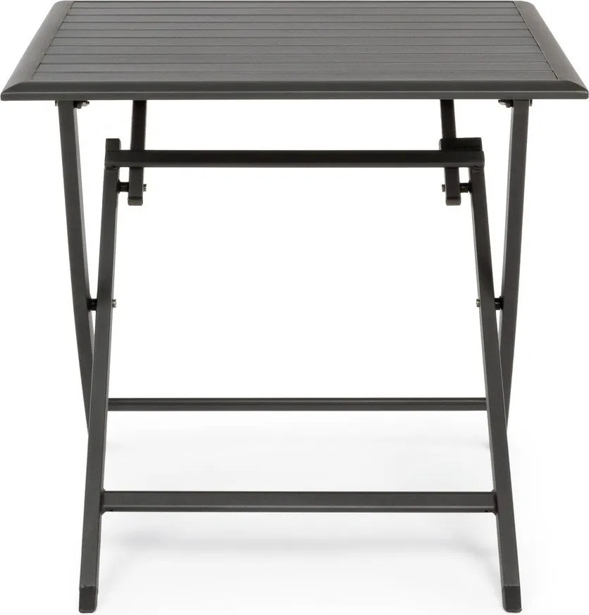 Hliníkový záhradný stolík 70x70 cm Elin – Bizzotto