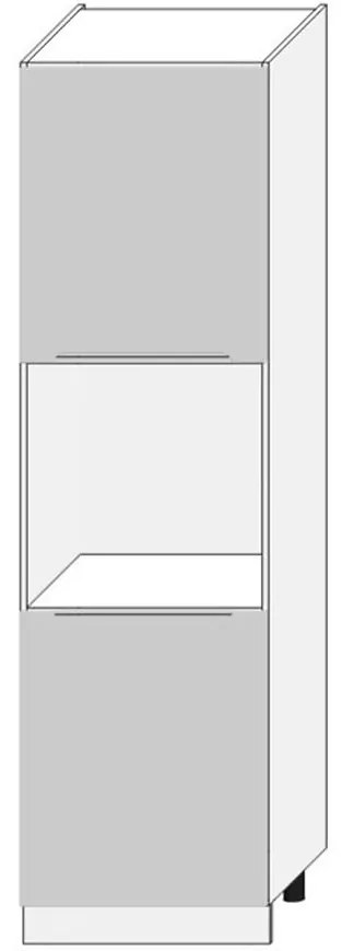 Kuchynská skrinka Zoya D60pk 2133 Pl Svetlo šedá mat/biely