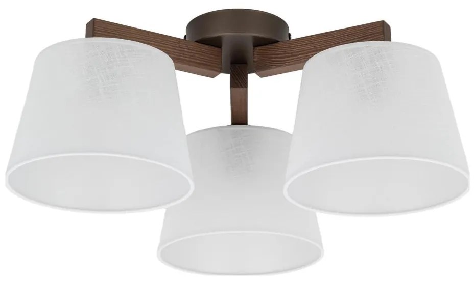 Brilagi - Prisadený luster LATTE 3xE27/15W/230V borovica/biela