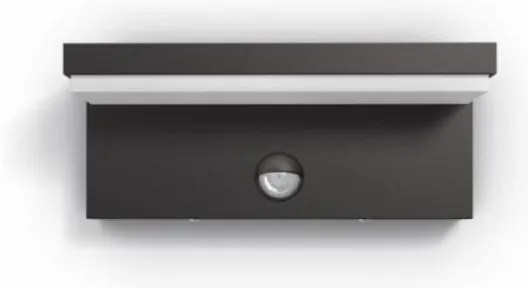 Philips - LED Vonkajšie nástenné svietidlo so senzorom BUSTAN LED/3,8W/230V IP44