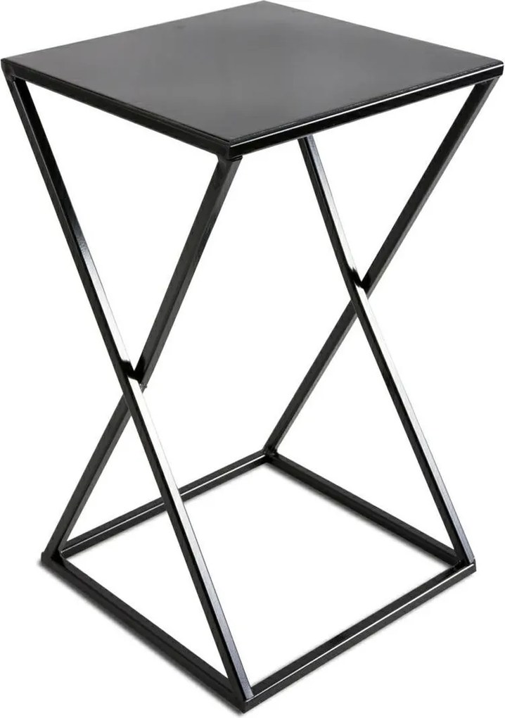 STOJAN NA KVETINÁČ LOFT5 40X24X24 CM ČIERNA