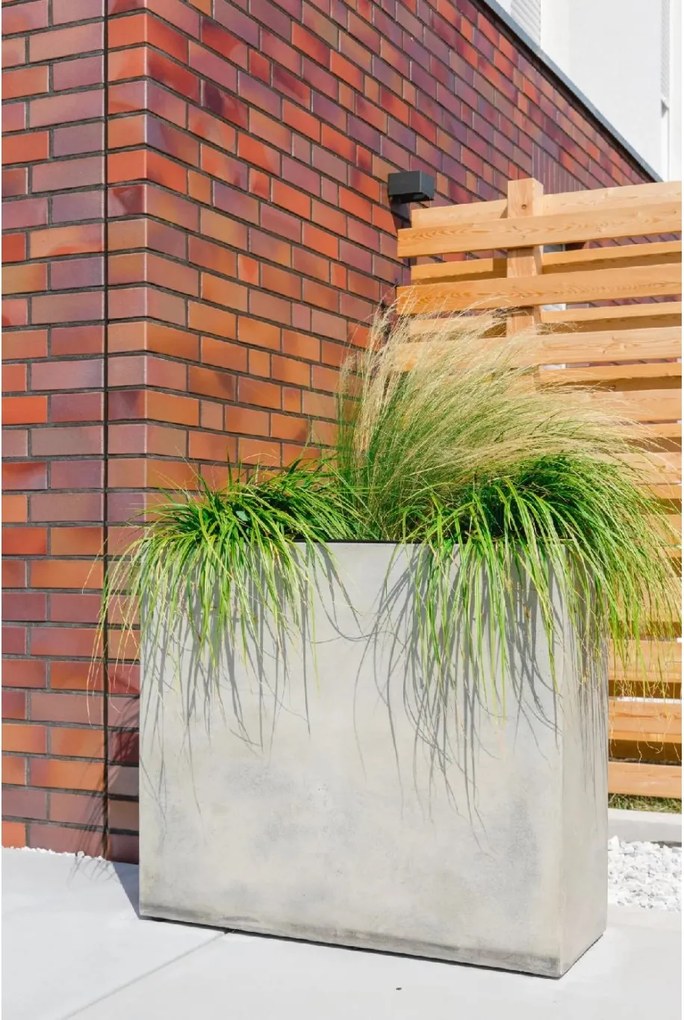 Kvetináč ELEMENTO, sklolaminát, šírka 88 cm, betón design