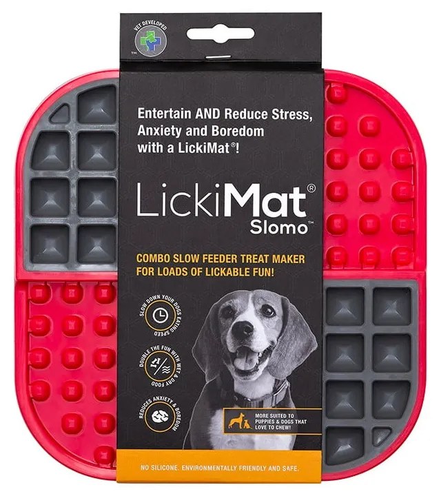 Lízacia podložka Slomo Red – LickiMat