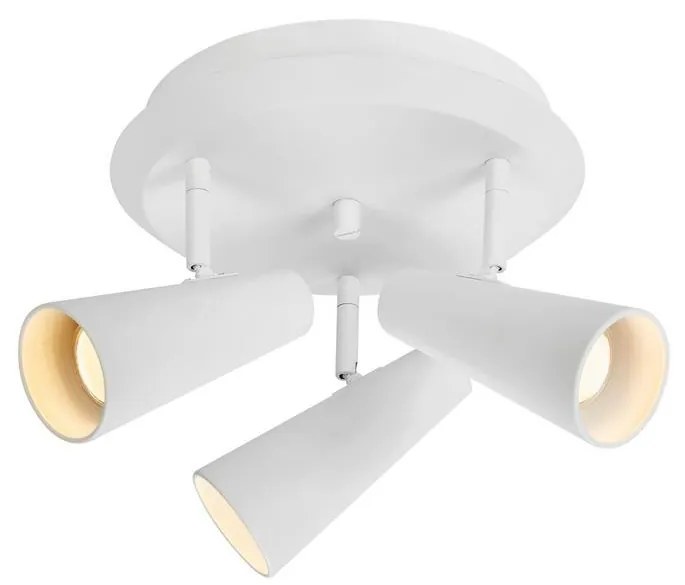 Markslöjd 108203 - Bodové svietidlo CREST 3xGU10/7W/230V biela