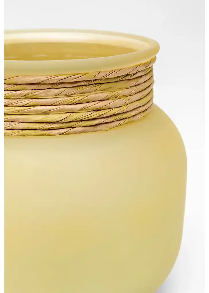 Isola Storm váza žltá 18 cm | BIANO