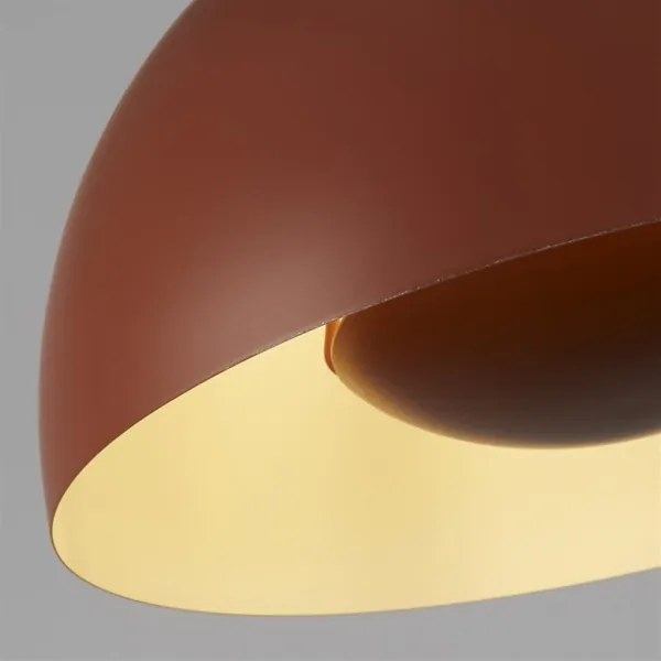 Searchlight 35411OR - Závesný luster na lanku MARS 1xE27/60W/230V, priemer 40 cm, tehlový