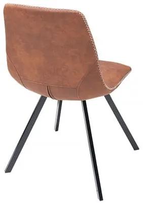 Hnedá jedálenská stolička Amsterdam Retro vintage »