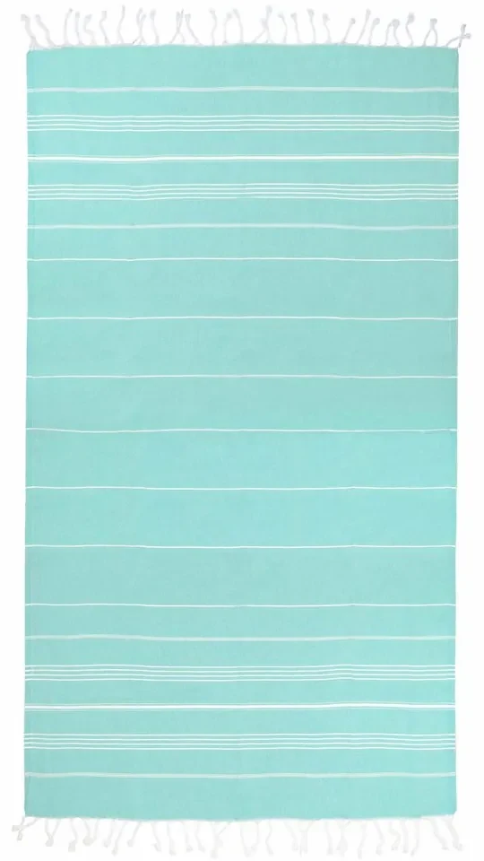 The One Towelling Plážová osuška Hamam Sultan - Čierna / biela | 100 x 180 cm