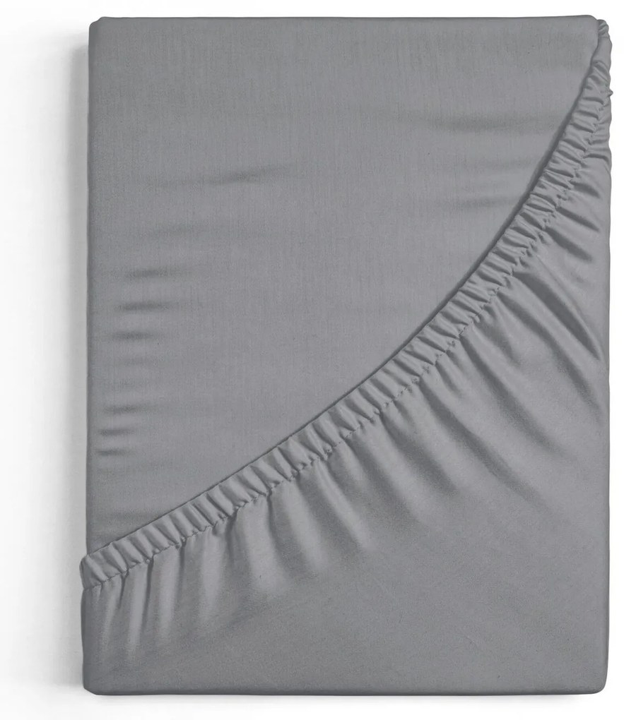 JERSEY PRESTIERADLO JERS4 180X200 CM, VÝŠKA 30 CM SIVÉ