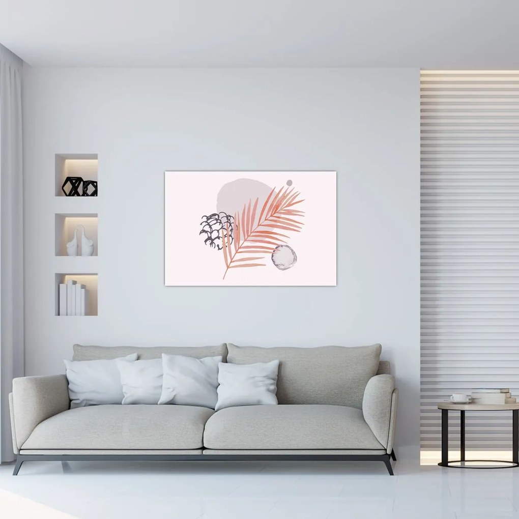 Obraz - Fialový minimalizmus N⁰3 (90x60 cm)