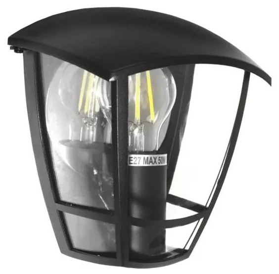 Vonkajšie nástenné svietidlo JULIA 1xE27/50W/230V IP54 čierna