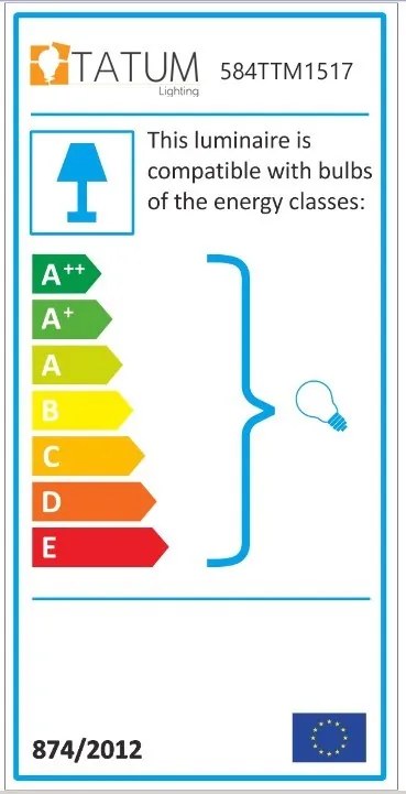 Stojacia lampa Emek 120 cm čierno-zlatá