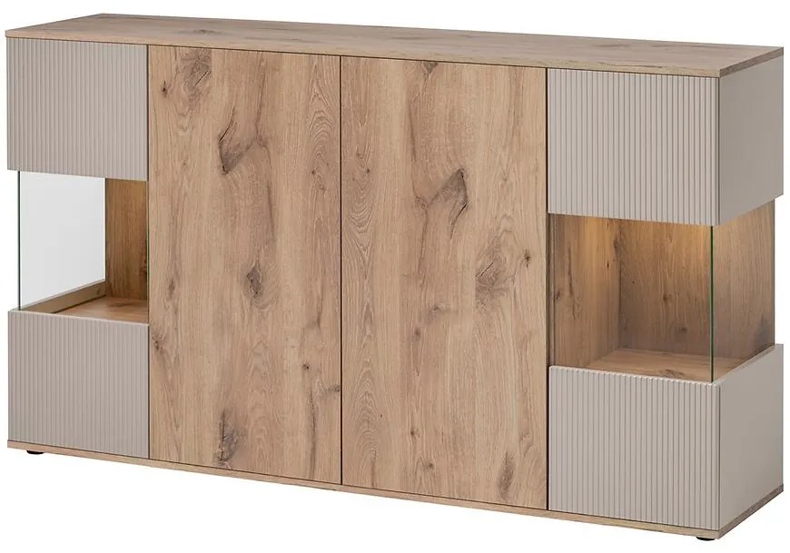 Komoda Catalina Dvc Ct Sb Dub Viking/Kašmír