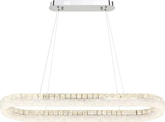 Globo 67387-40 - LED stmievateľný luster na lanku LAUREL 40W/230V číra+DO