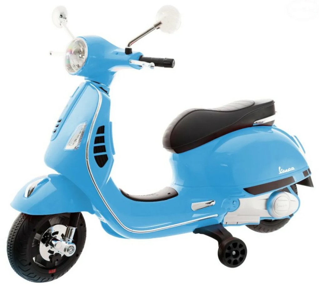 Akumulátorový skúter Vespa - modrá