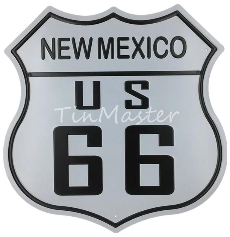 Ceduľa New Mexico US 66 štít