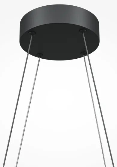 Maytoni MOD244PL-L50BK - LED luster na lanku HALO LED/40W/230V čierny