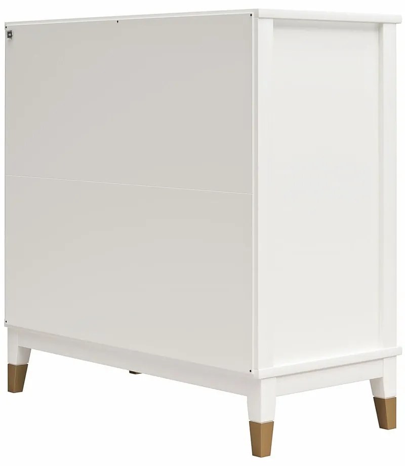 Biela skrinka 84x84 cm Westerleigh – CosmoLiving by Cosmopolitan