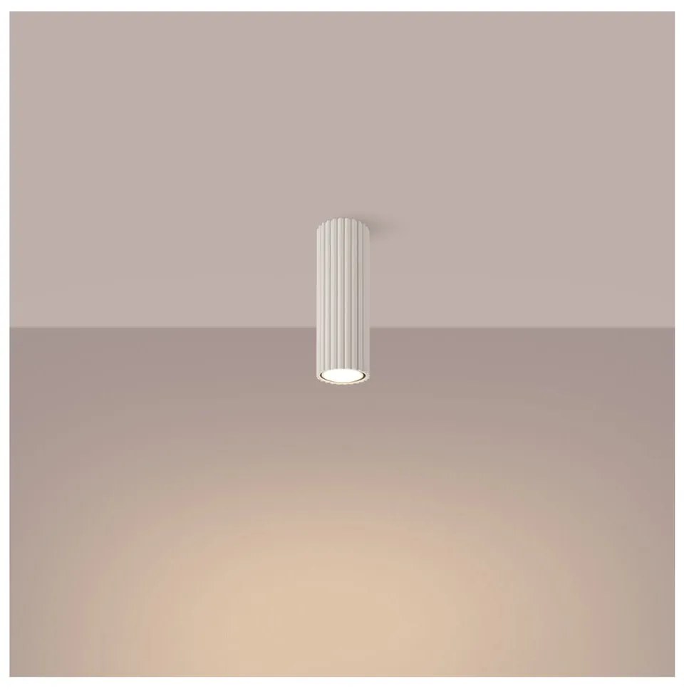 Krémovobiele bodové svietidlo Gleam – Sollux