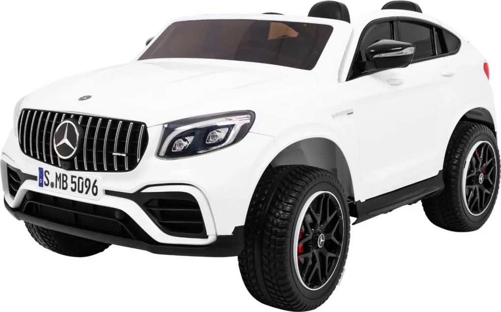 Ramiz Mercedes GLC 63S detské auto Biele SUV + pohon 4x4