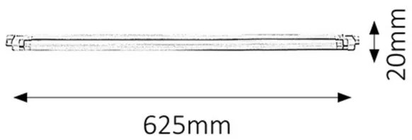 Rabalux 2344 - Podlinkové svietidlo SLIM G5/20W/230V