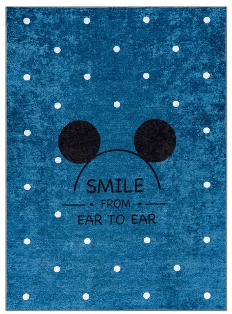 Koberec JUNIOR 52244.801 Mickey Mouse, modrý
