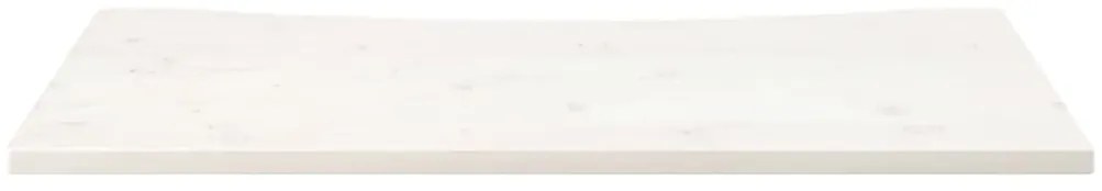 Doska stolíka biela 100x60x2,5 cm masívne borovicové drevo